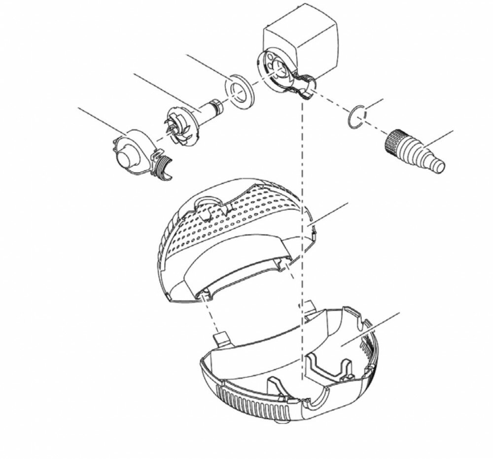 Ersatzteilzeichnung für Aquamax 2000