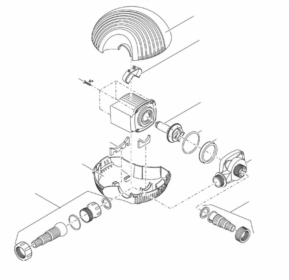 Ersatzteilzeichnung für Aquamax Eco 8500