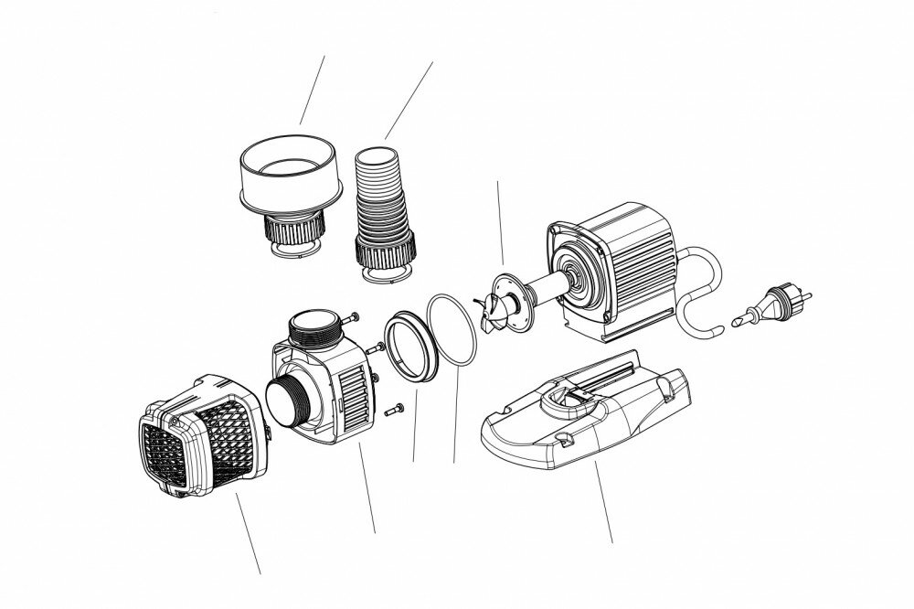 Ersatzteilzeichnung für Aquamax Eco Gravity 20000