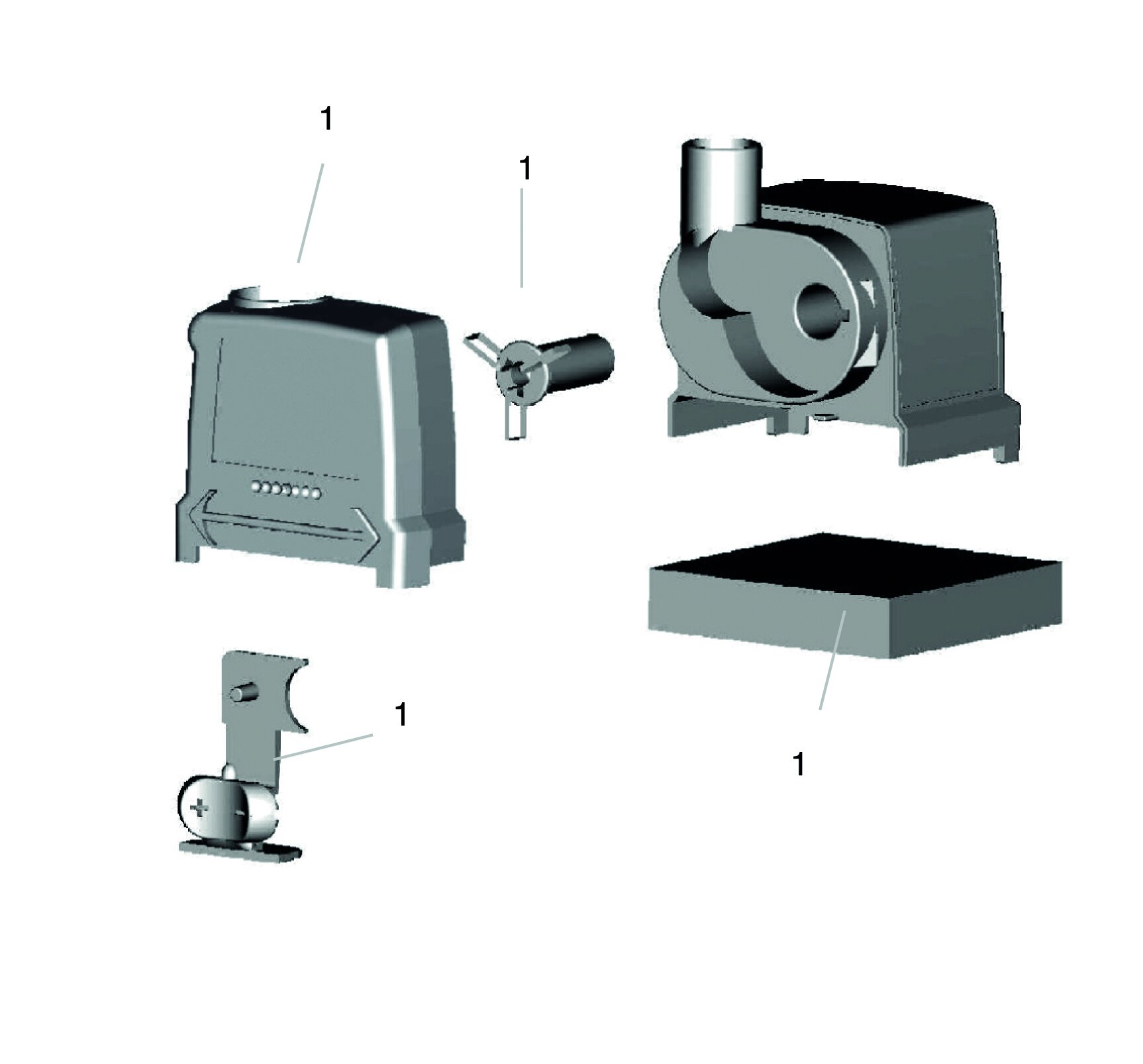 Ersatzteilzeichnung für Aquaurius Universal Classic 440i