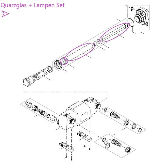 Ersatzteilzeichnung für Bitron C 72 W