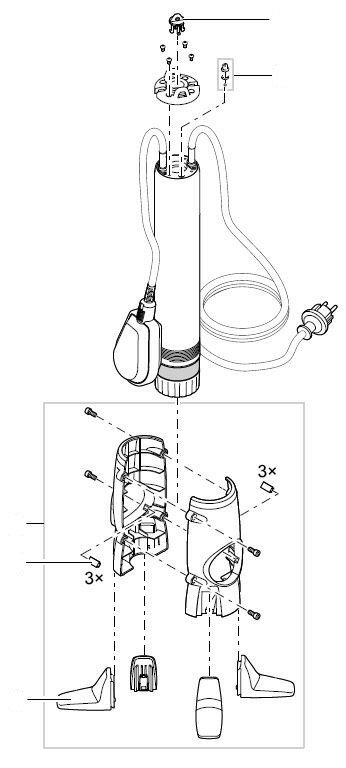 Ersatzteilzeichnung für ProMax Cistern 6000/6