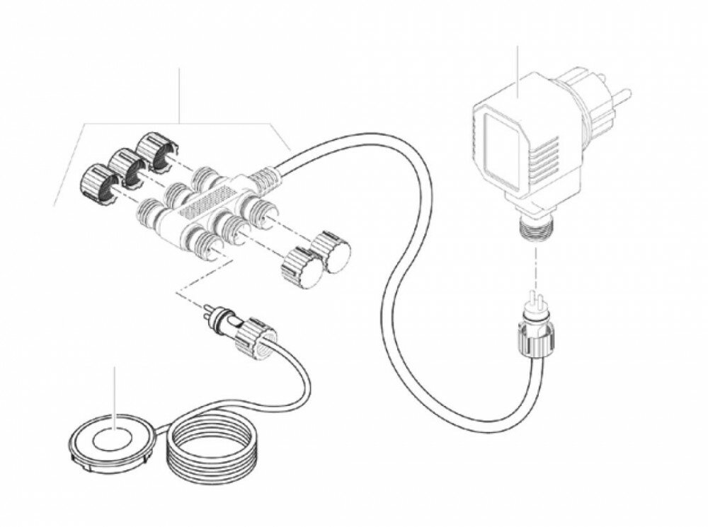 Ersatzteilzeichnung für Lunaqua Terra LED Set 3/6