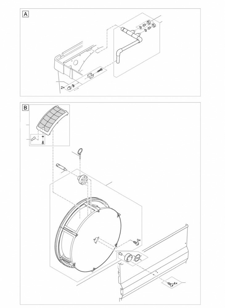 Ersatzteilzeichnung für Proficlear Compact-M gepumpt -...