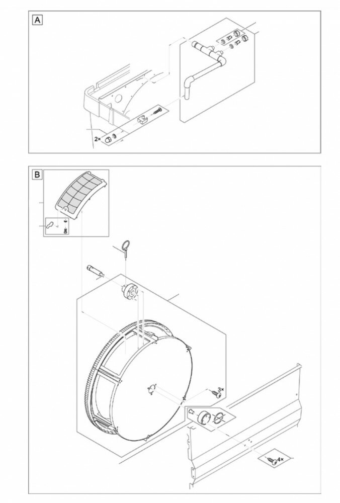 Ersatzteilzeichnung für Proficlear Compact-M Gravitation...