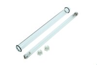 UVC Ersatzlampe 15 Watt + Quarzglas Oase Bitron 15 + 2x...