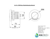 2er Set Wandeinbauleuchte Neutralweiss 4W, 315lm, montiert