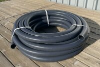 Wacredo flex. PVC Klebeschlauch, DA50mm, schwarz, Rolle 25m